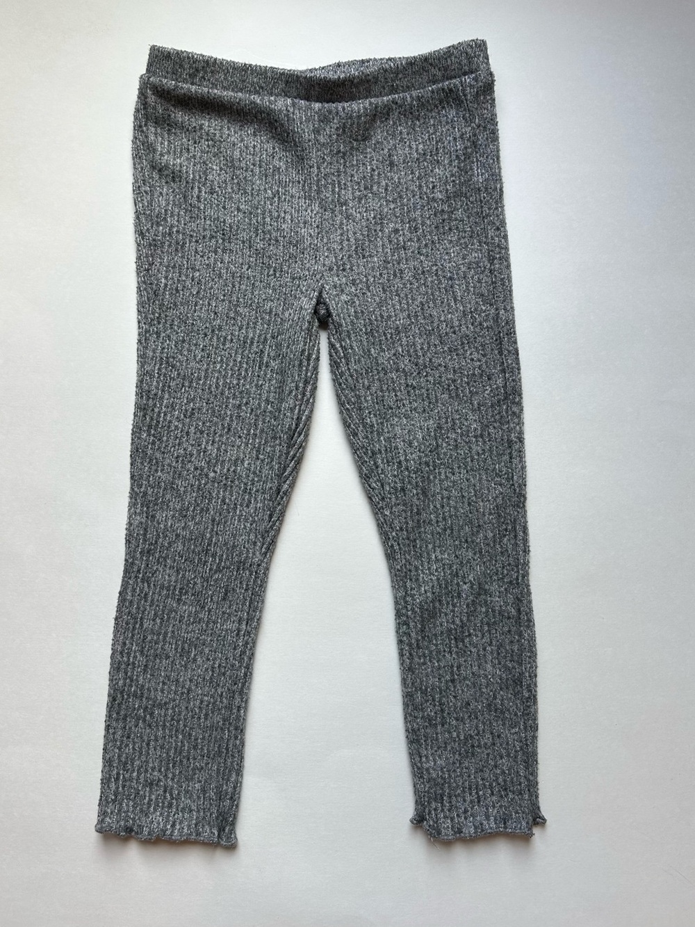F&F Girls' Gray Ruffle Knit Set - Picture 3 of 3